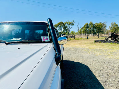 Nissan Patrol GU TB45 & TB48 - Petrol - Cover Up/Rounded Guard Entry Snorkel - Basic Weld Powder Coated