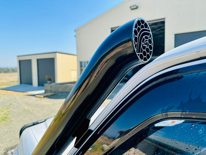 Nissan Patrol GU TB45 & TB48 - Petrol - Cover Up/Rounded Guard Entry Snorkel - Basic Weld Powder Coated