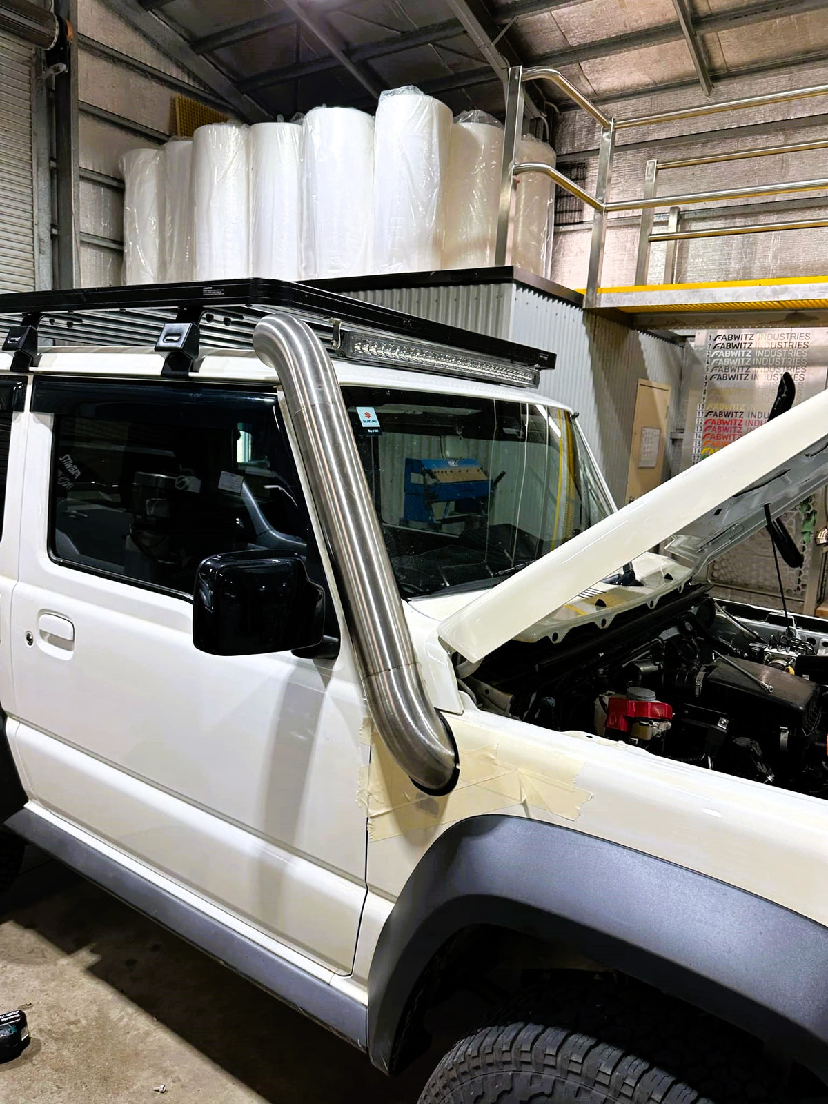 Suzuki Jimny - (2019 - Present) DUAL Snorkels - Seamless Powder Coated