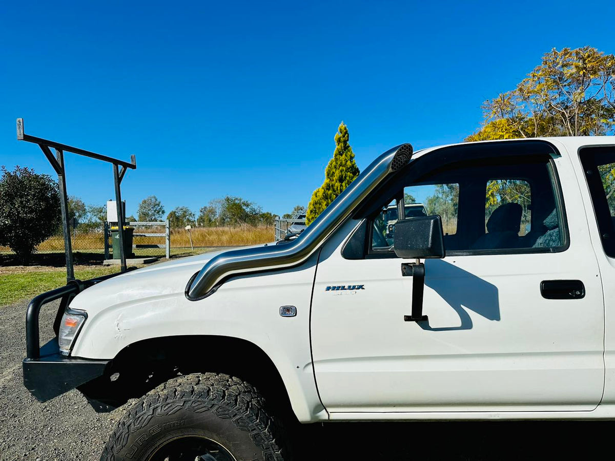 Toyota Hilux N60 - LN167/KZN165 - (1997 - 2004) - DIESEL P/Side Snorkel - Seamless Polished