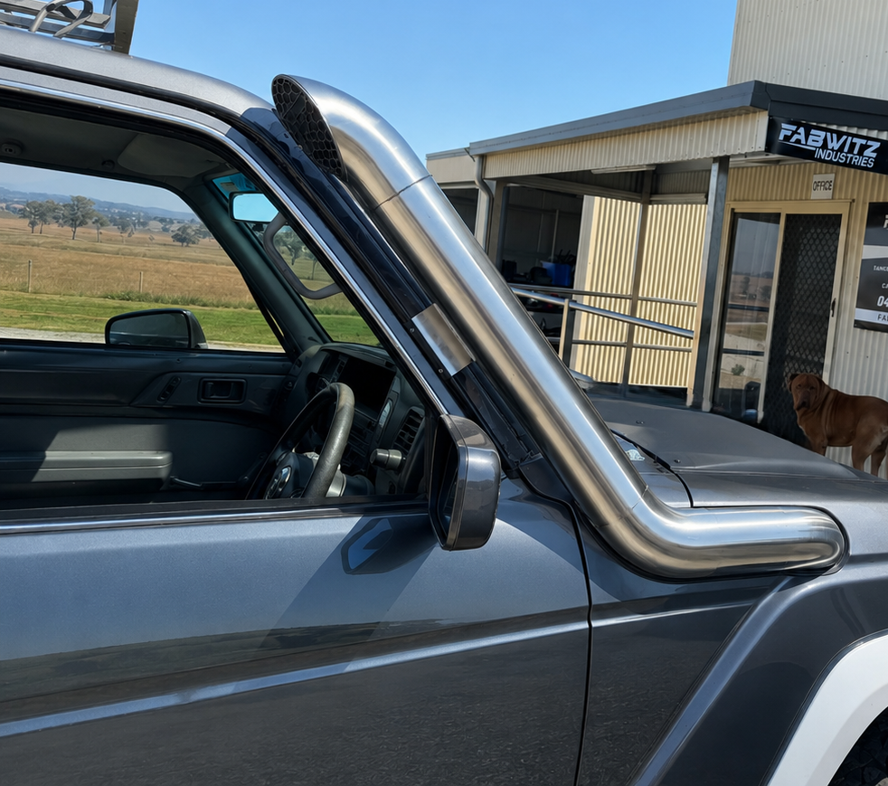 Toyota Landcruiser 60 Series 4" Recessed/Cover Up Snorkel