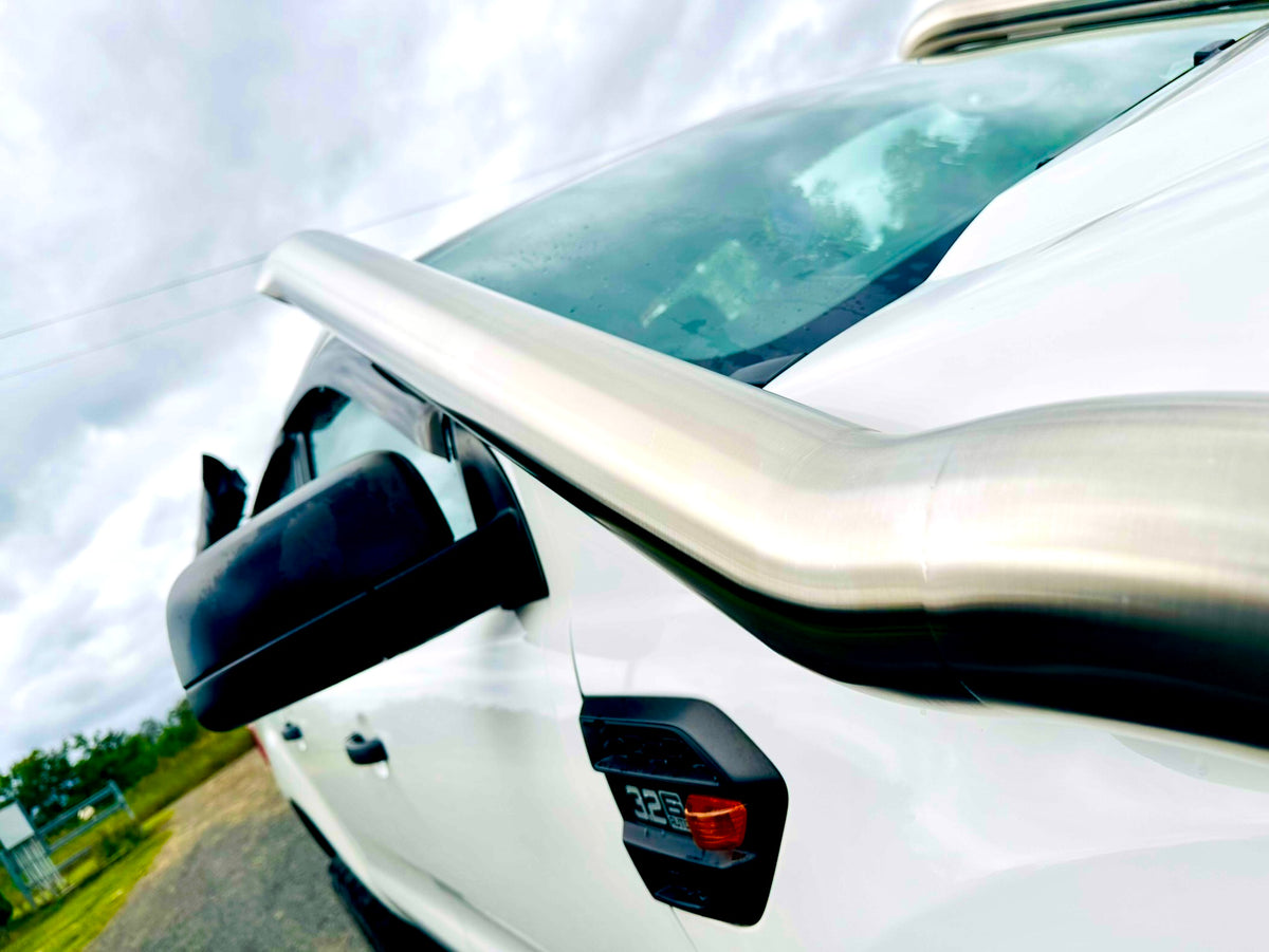 Ford PX Ranger (BI-Turbo WildTrak) - Mid Entry Snorkel - Basic Weld Polished