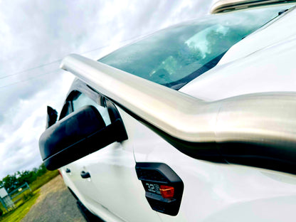Ford PX Ranger (3.2lt) - Mid Entry DUAL Snorkels - Basic Weld Polished