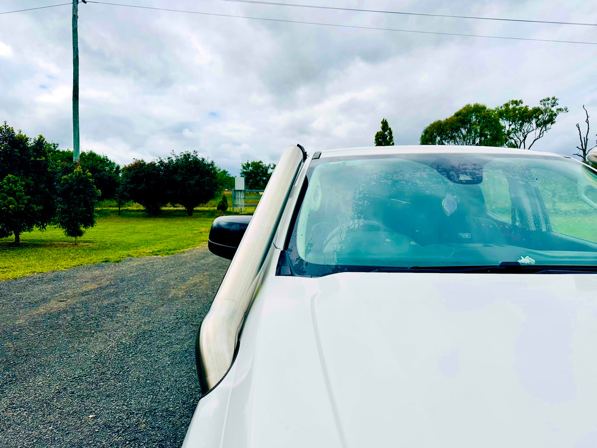 Ford PX Ranger (BI-Turbo WildTrak) - Mid Entry Snorkel - Basic Weld Polished