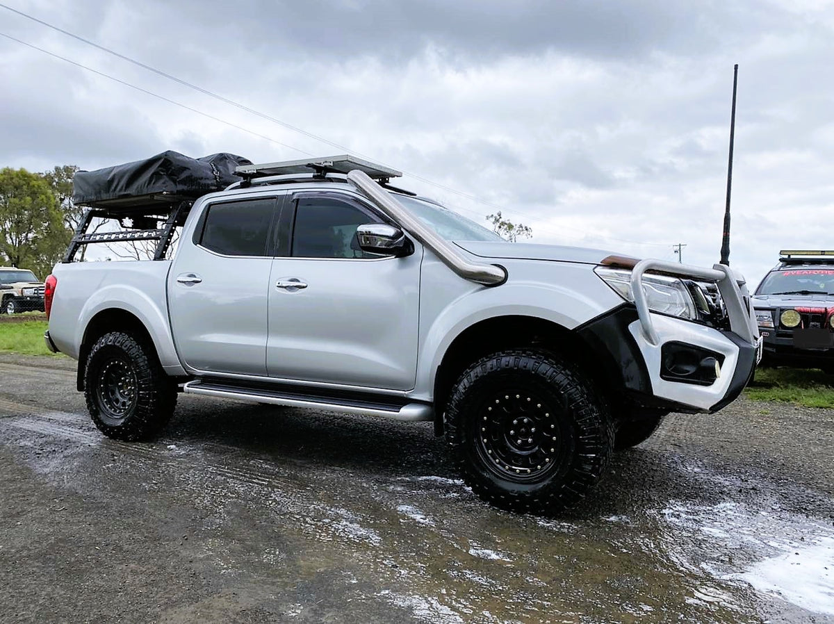 Nissan Navara (D23) NP300 - Mid Entry Snorkel - Seamless Polished