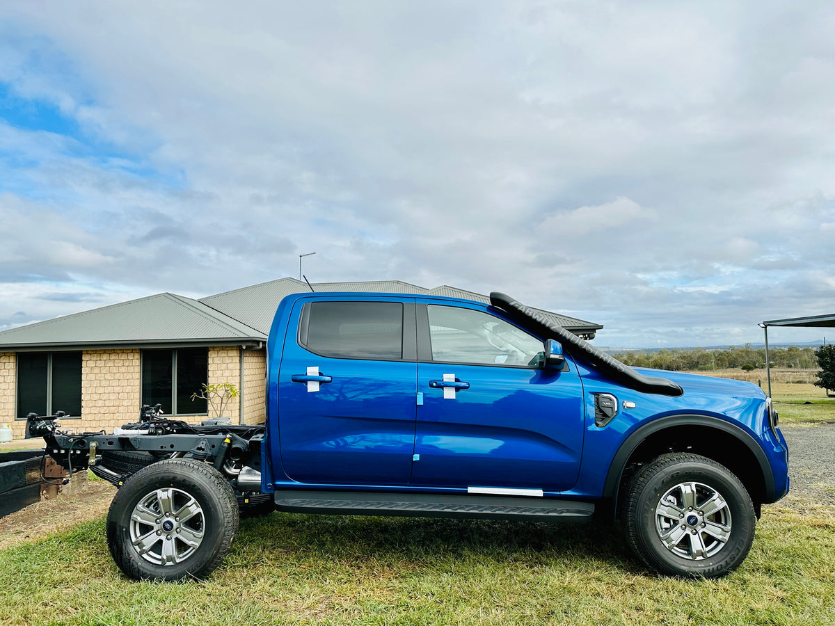 Ford Next Gen Ranger - Mid Entry Snorkel - Basic Weld Powder Coated