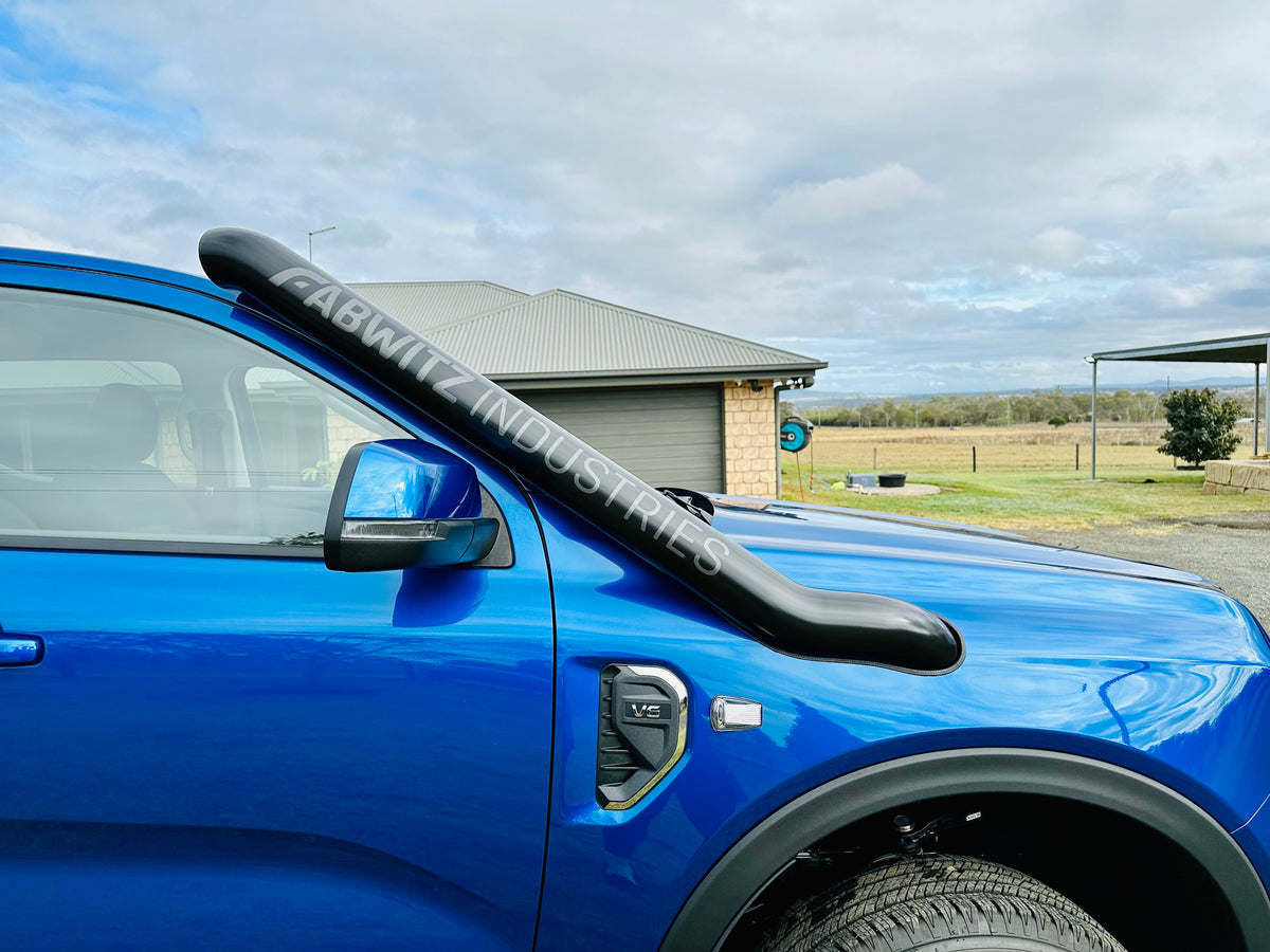 Ford Next Gen Ranger - Mid Entry Snorkel - Basic Weld Powder Coated