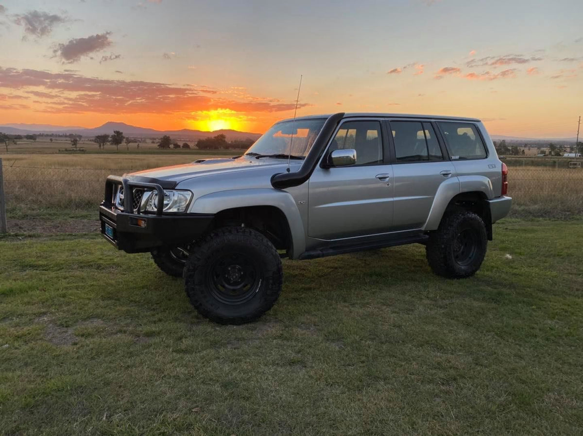 Nissan Patrol GU TB45 & TB48 - 5" Snorkel - Seamless Powder Coated