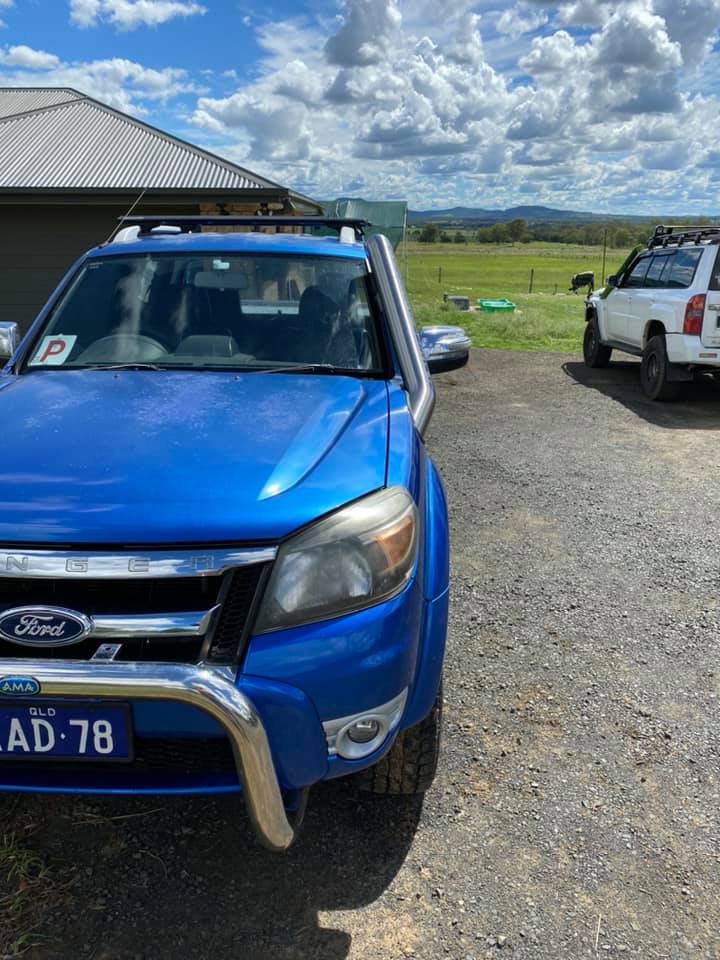 Ford Ranger - PJ/PK Mid Entry Snorkel - Basic Weld Powder Coated