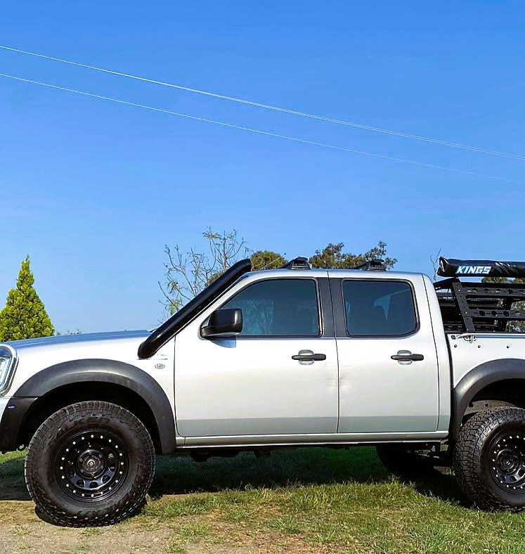 Ford Ranger PK (2008 - 2011) - Short Entry Snorkel - Seamless Polished