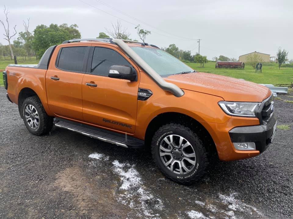 Ford PX Ranger (BI-Turbo WildTrak) - Mid Entry Snorkel - Seamless Polished