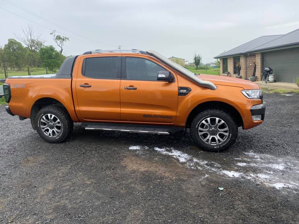 Ford PX Ranger (BI-Turbo WildTrak) - Mid Entry Snorkel - Basic Weld Polished