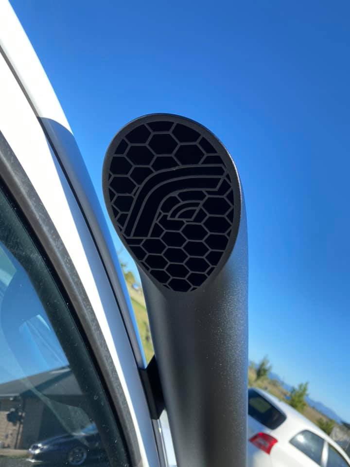 Ford PX Ranger (3.2Lt) - DUAL Short Entry Snorkels - Seamless Polished