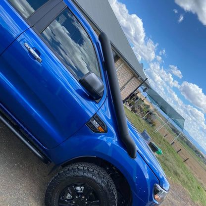 Ford PX Ranger (3.2lt) - Mid Entry DUAL Snorkels - Basic Weld Polished
