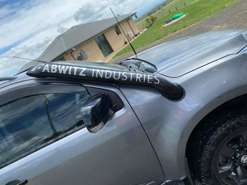 Holden Colorado RG - Standard Entry Snorkel - Seamless Powder Coated