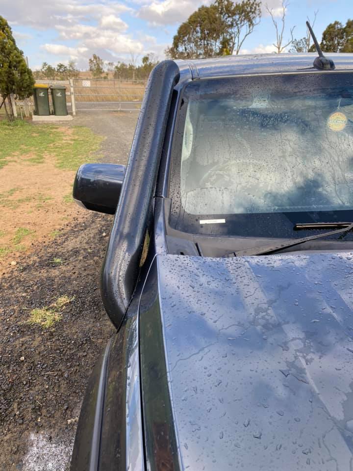 Holden Colorado RG - Standard Entry Snorkel - Basic Weld Polished