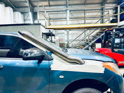 Mazda BT50 3.2Lt (2012-2020) - Rounded Mid Entry Snorkel & Clear Top Airbox Package