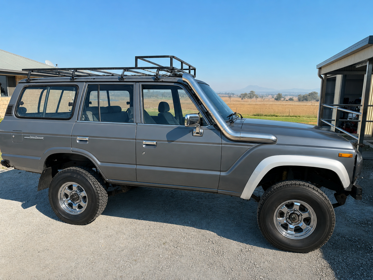 Toyota Landcruiser 60 Series 4" Recessed/Cover Up Snorkel