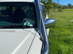 Nissan Patrol GU S1-4 - DUALS - Cover up / Rounded Guard Entry Snorkel - Basic Weld Polished