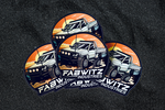 Fabwitz Beach Logo Sticker