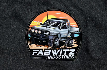 Fabwitz Beach Logo Sticker