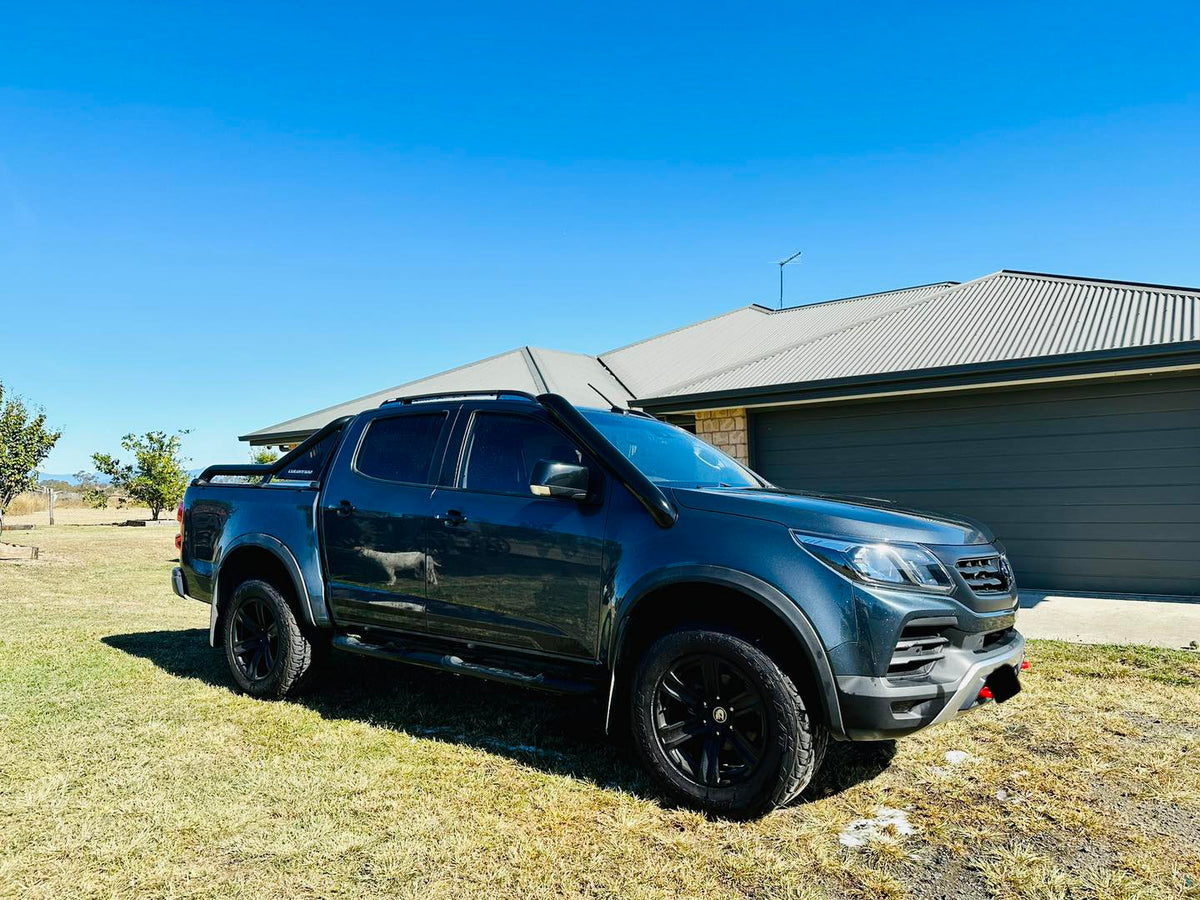 Holden Colorado RG - Short Entry Snorkel - Seamless Powder Coated