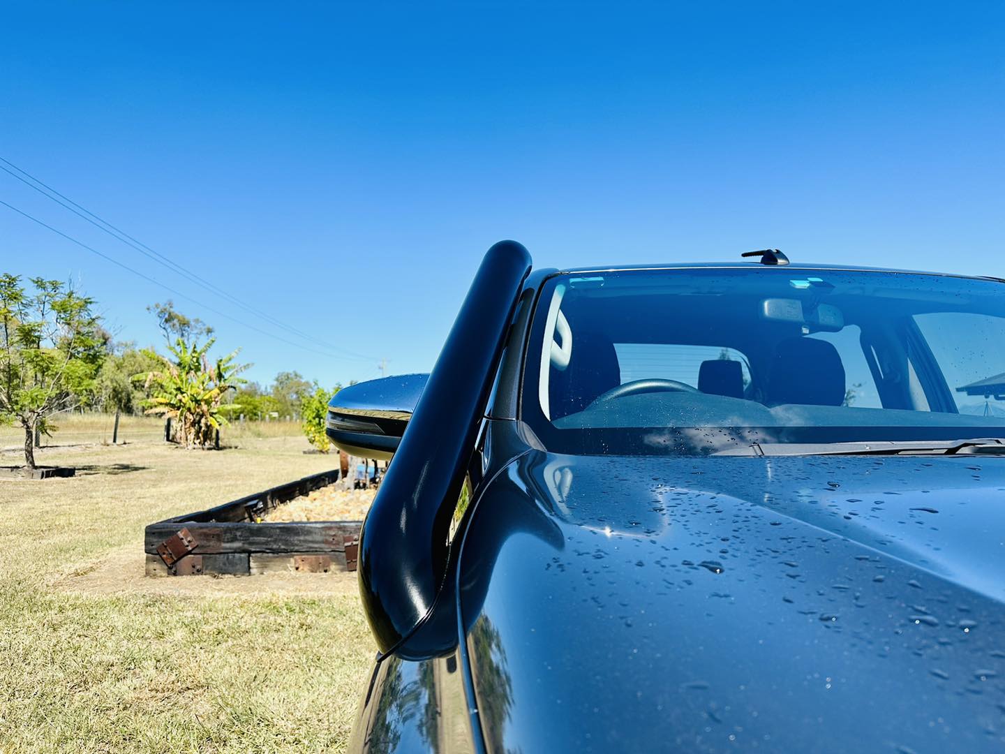 Toyota Hilux N80 - (2015 & Onward) - Short Entry Snorkel - Seamless Powder Coated