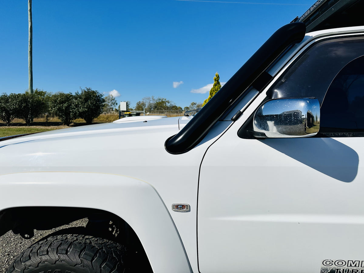 Nissan Patrol GU - Short Entry Snorkel - Basic Weld Powder Coated