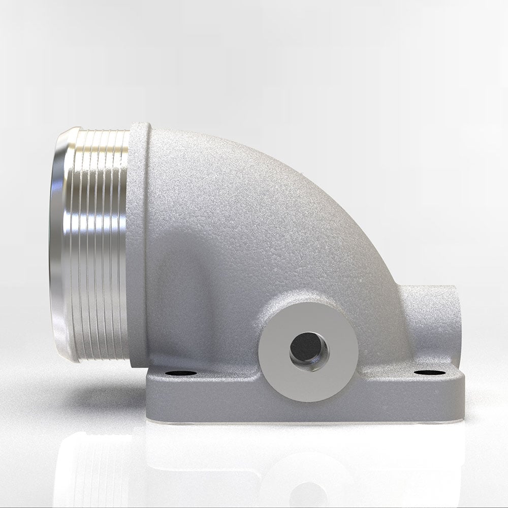 Nissan TD42 Intake Manifold 90 Degree Elbow Adaptor