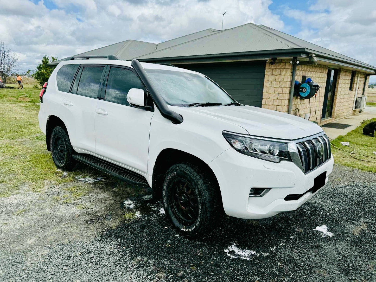 Toyota Landcruiser Prado 150 Series (1GD Engine*) 4" Mid Entry Snorkel & Panel Airbox Package