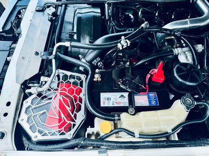 Nissan Patrol Y61 GU ZD30 DI - (2000 - 2004 August) - Direct Injection - Clear Top Highflow Airbox/Intake with 3" Turbo Inlet