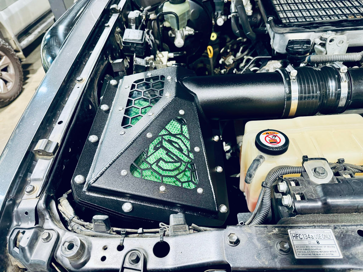 Toyota Landcruiser - VDJ V8 - 79 Series Airbox - 4" inlet 4" outlet