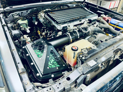 Toyota Landcruiser - VDJ V8 - 79 Series Airbox - 4" inlet 4" outlet