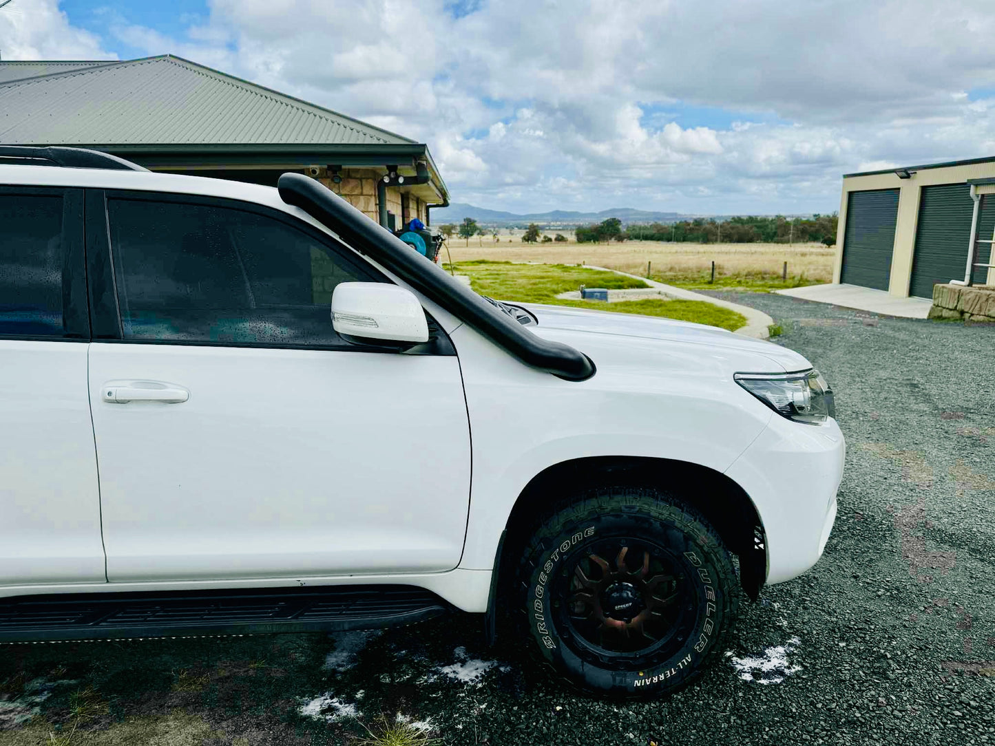 Toyota Landcruiser Prado 150 Series (1GD Engine*) 4" Mid Entry Snorkel & Panel Airbox Package