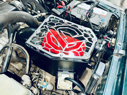 Toyota Landcruiser 100/105 Series - Rounded Guard Entry Snorkel & Clear Top Airbox Package