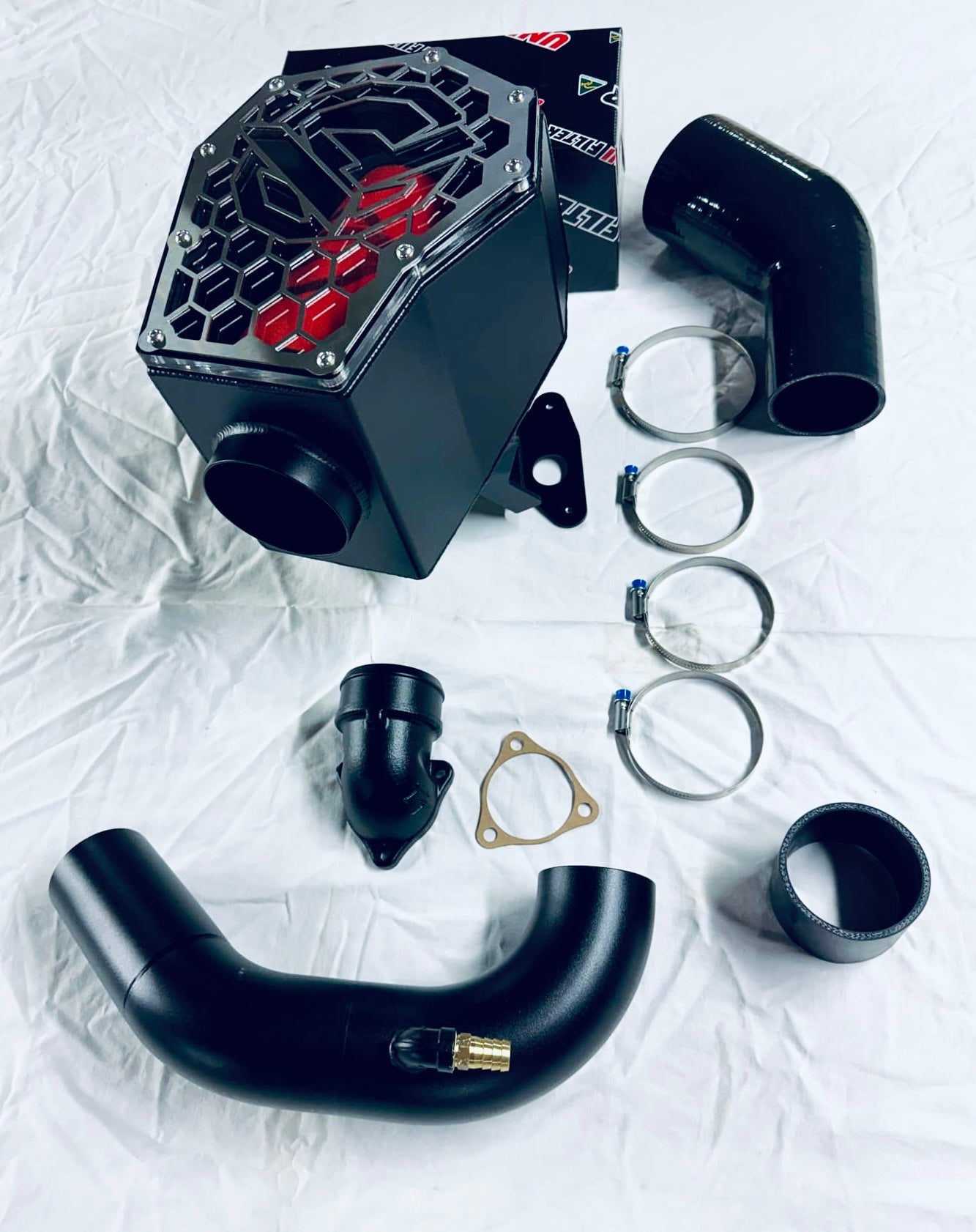 Nissan Patrol Y61 GU ZD30 DI - (2000 - 2004 August) - Direct Injection - Clear Top Highflow Airbox/Intake with 3" Turbo Inlet