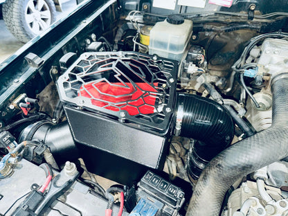 Toyota Landcruiser 100/105 Series - Rounded Guard Entry Snorkel & Clear Top Airbox Package