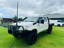 Toyota Hilux N70 - (2005 - 2014) - Mid Entry DUAL Snorkels - Basic Welded Powder Coated