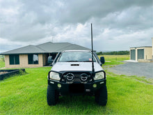 Toyota Hilux N70 - (2005 - 2014) - Mid Entry DUAL Snorkels - Basic Welded Powder Coated