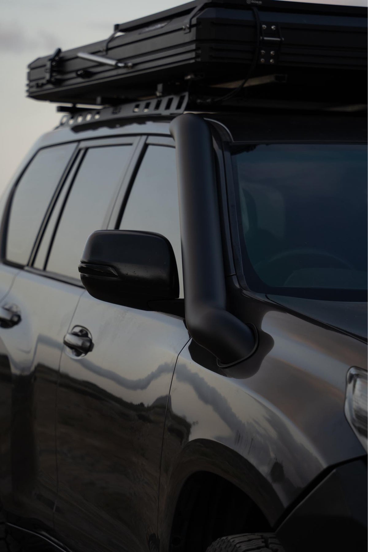 Toyota Landcruiser Prado - 150 Series - Mid Entry Snorkel - Seamless Powder Coated