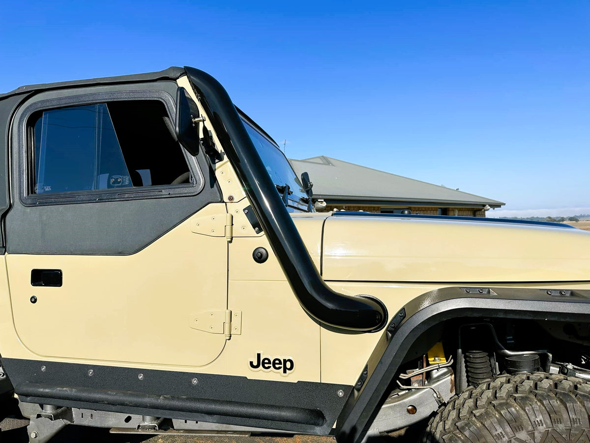 TJ Jeep (1997-2006) - 4" Snorkel - Basic Weld Polished