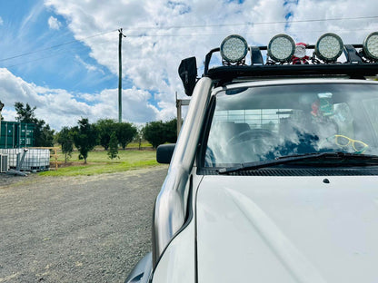Toyota Hilux N60 - LN167/KZN165 - (1997 - 2004) - DIESEL P/Side DUAL Snorkels - Seamless Polished