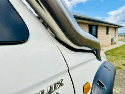 Toyota Hilux N60 - LN167/KZN165 - (1997 - 2004) - DIESEL P/Side DUAL Snorkels - Seamless Polished