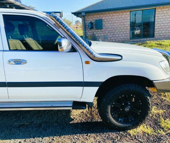 Toyota Landcruiser 100/105 Series Snorkel - Tapered Guard Entry - Basic Weld Polished