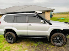Toyota Prado - 120 Series DUALS - Short Entry Snorkels - Basic Weld Powder Coated