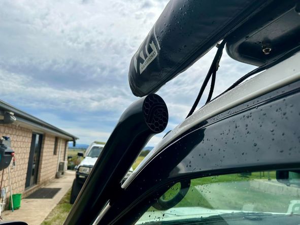 Toyota Prado 120 Series 4" DUAL Short Entry Snorkels