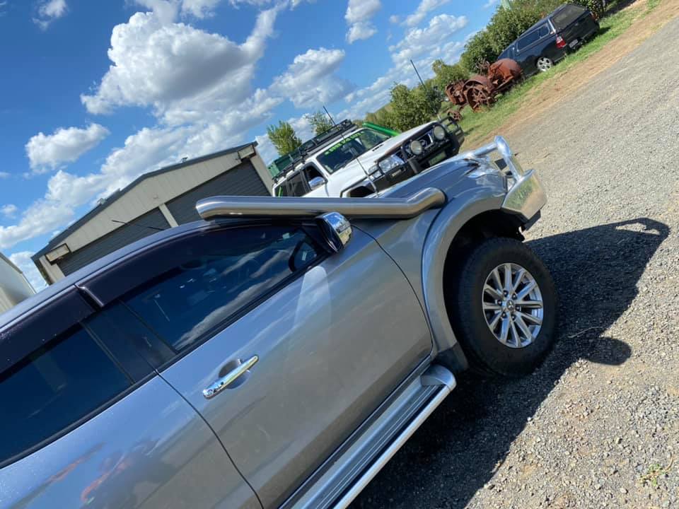 Mitsubishi Triton MQ - Standard Entry Snorkel - Seamless Polished