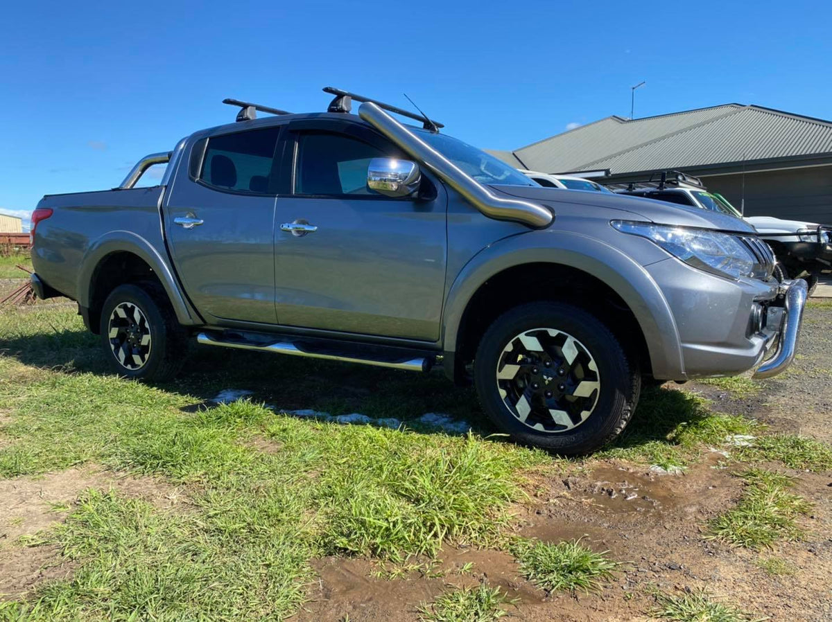 Mitsubishi Triton MQ - Standard Entry Snorkel - Seamless Polished