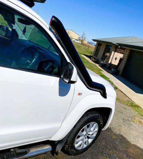 Volkswagen Amarok - Long Entry Snorkel - Seamless Powder Coated