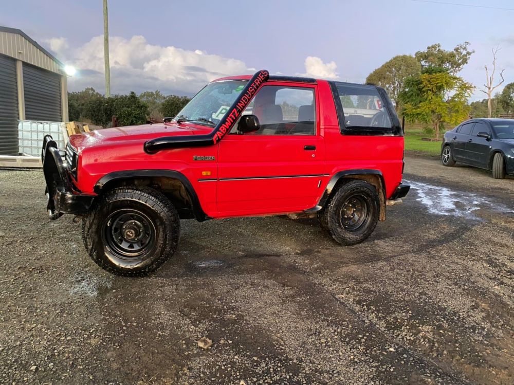 Daihatsu Feroza - Snorkel - Seamless Powder Coated
